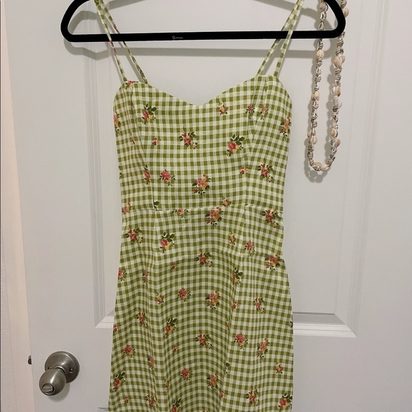NWOT Reformation Roarke Linen Dress Patio - Picture 4 of 6